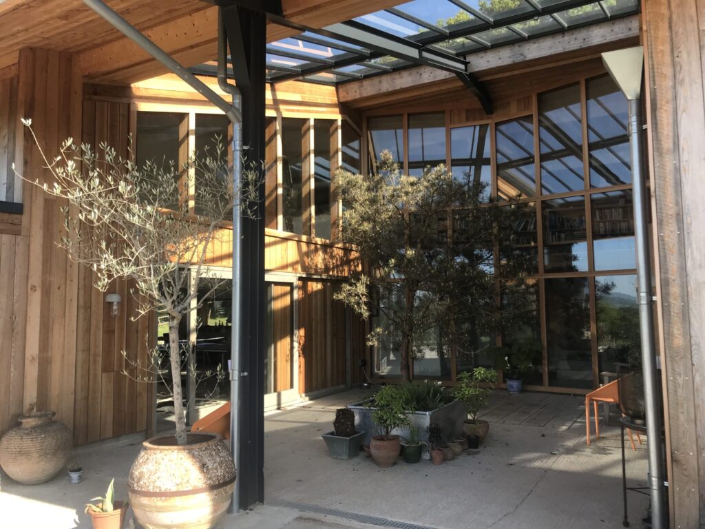 Completed off-grid barn conversion interior