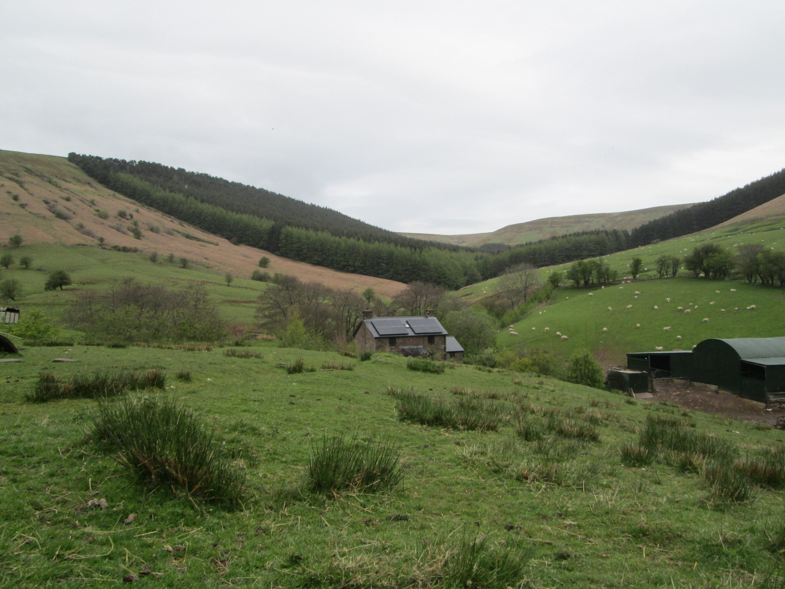 Parc Bach Farm off-grid renewable energy project in the Black Mountains, Wales